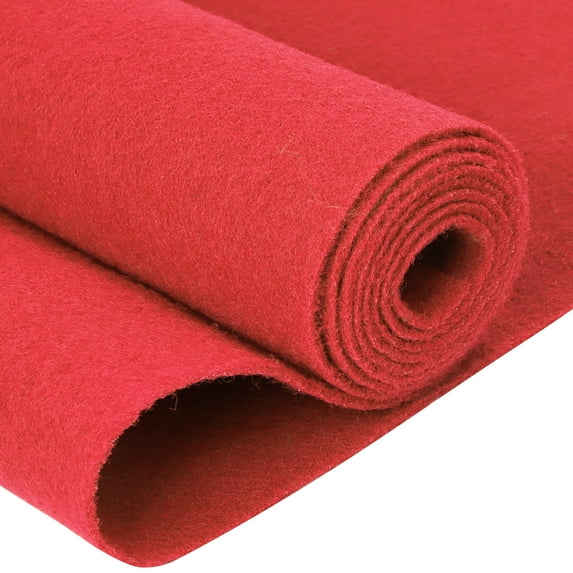 EdgeSeal Automotive Carpet, Trunk Liner/Interior Upholstery, 36" x 78", Red
