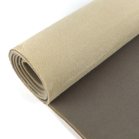 EdgeSeal Faux Suede Headliner Roof Fabric Car Interior Replacement Beige 60" Wide