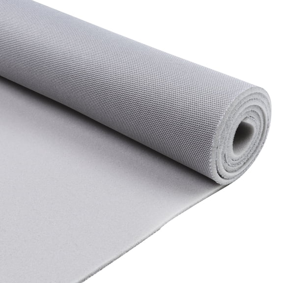 EdgeSeal Headliner Fabric with Foam Mesh Breathable Material, Automotive/Home Repair, Gray, 108" x 48"