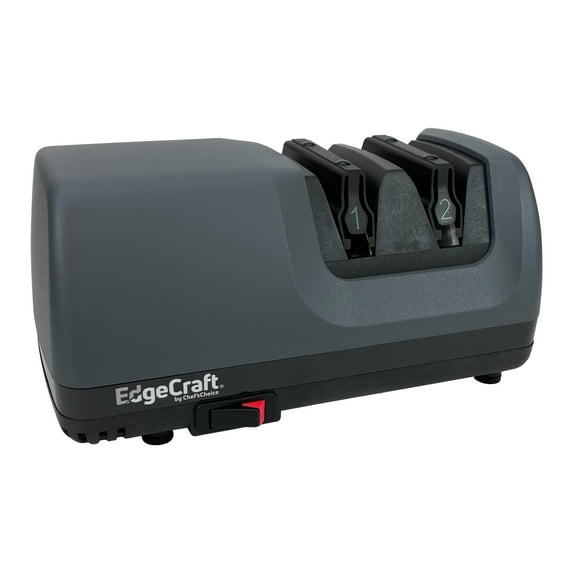 EdgeCraft Model E315 Professional Electric Knife Sharpener, 2-Stage 15-Degree Dizor, in Gray (SHE315GY11)