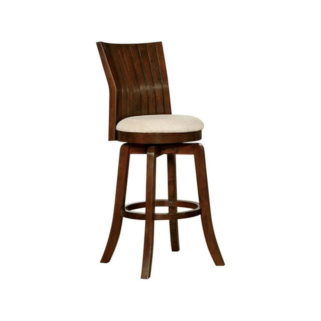 Edgeland Transitional 29" Bar Stool, Brown Cherry