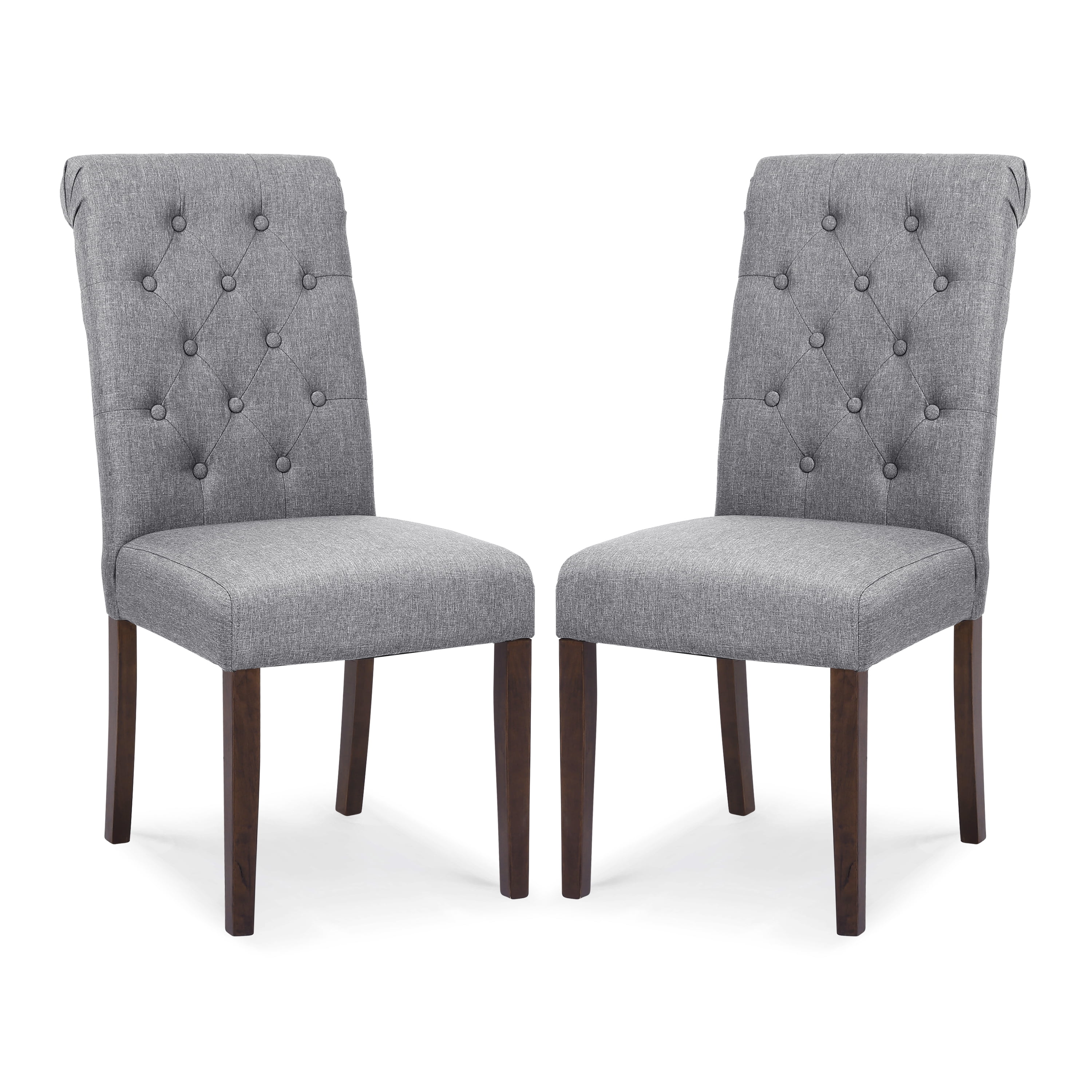 Edgemod Atlanta Dining Chair in Grey (Set of 2)