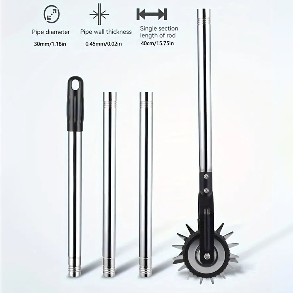 Edger Lawn Tool,Hand Manual Lawn Edger,Wheel Rotary Trimmer Grass Edger