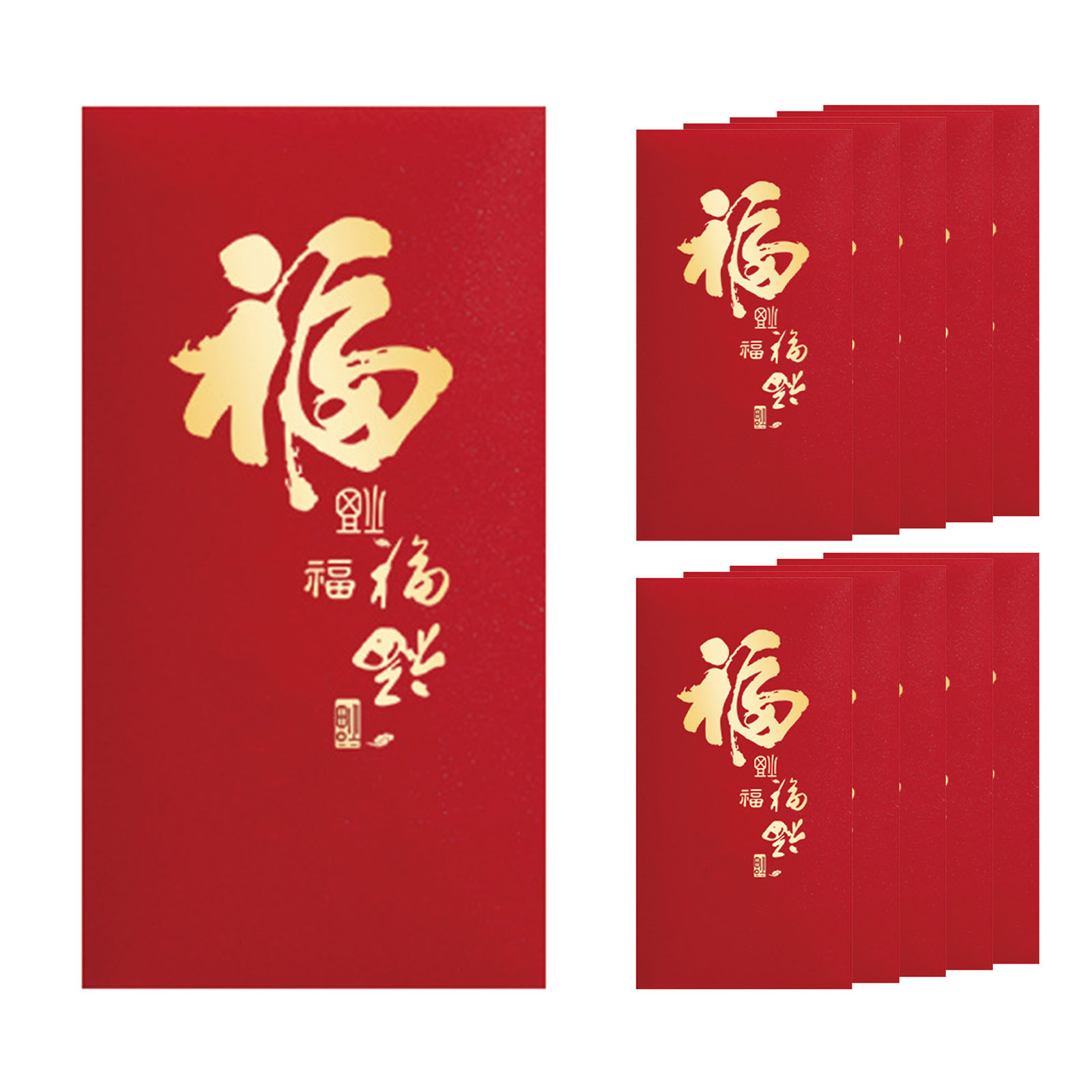 Edgergery 10 Pcs Chinese New Year Red Envelopes 2025 Snake Year Red