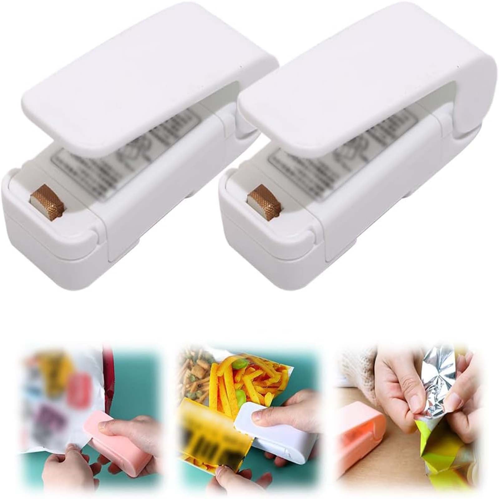 Edgergery 2 Pcs Portable Mini Sealing Machine,2025 Mini Bag Sealer 2 in