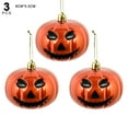 thumbnail image 1 of Edgergery 3PCS Halloween Tree Pumpkin Ball Ornaments,3.15 Inch Mini Hanging Decorations Pumpkin Ball with Rope Plastic Night Halloween Decor for Small Tree,Holiday,Party, 1 of 1