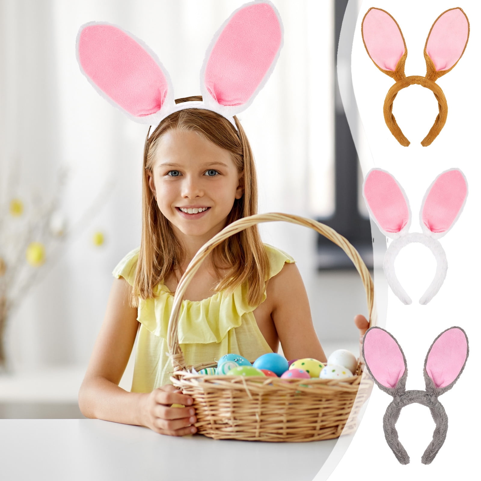 Bunny Headband Cute Soft Bunny Headband Easter Bunny Costume  display picture 3