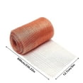 thumbnail image 1 of Copper Mesh Roll,Blocker for Hole,Double Layer Copper Fill Fabric,Gap Hole Filler,Copper Wool for Bat Snail Bird Control,Copper Wire with Packing Tool and Scissors for Plants, 1 of 5