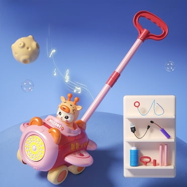 Edgergery Cute Bubble Toy for Girls,Bubble Lawn Mower for Kids Age 3 4 5 Year Old Bubble Blower Machine Toddlers 1-3,Backyard,Travel,Party,Outdoor Toddler Toys,Christmas Gift Clearance