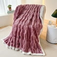 thumbnail image 1 of Edgergery Fleece Blanket,Throw Blanket for Couch,39.37x59 inch Luxury Bubble Fluffy Blanket Plush Twin Blanket,Cozy blanket for Bed,Soft Warm Fuzzy Blanket,Blanket for All Season Use, 1 of 5