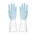 thumbnail image 1 of Edgergery Reusable Rubber Gloves for Dishwashing Cleaning Bleaching, Grippy Latex Dish Washing Gloves,Water Resistant Household Gloves for Kitchen Bathroom,S Size, 1 of 5
