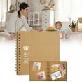 thumbnail image 1 of Scrapbook 7x7 Inch DIY Scrapbook Album Hardcover Kraft Paper Scrap Book Photo Albums 20 Sheets Memory Book for Family,School,Wedding,Office Supplies, 1 of 4