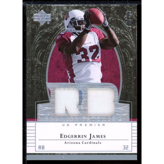 Edgerrin James Card 2007 Upper Deck Premier Patches Dual #PP2EJ