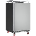 thumbnail image 1 of Edgestar Br7001 24" Wide Kegerator Conversion Refrigerator For Full Size Kegs - Stainless, 1 of 7