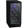 thumbnail image 1 of Edgestar Bwr301bl 15" Wide 25 Bottle Built-In Single Zone Wine Cooler - Black, 1 of 7
