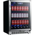 thumbnail image 1 of Edgestar Cbr1502sg 24" Wide 142 Can Built-In Beverage Cooler - Stainless Steel, 1 of 7