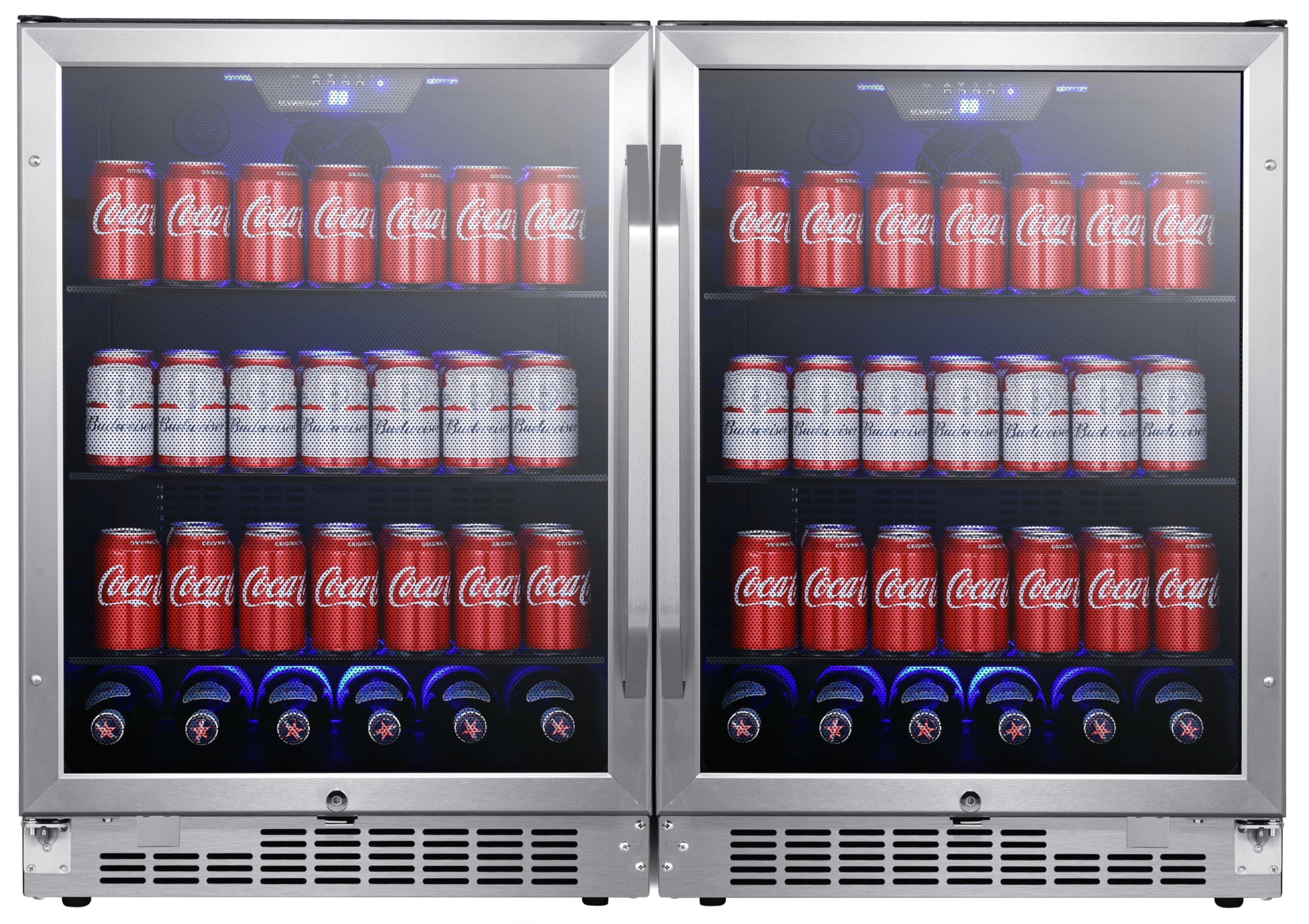 Edgestar Cbr1502sgdual 48" Wide 284 Can BuiltIn SideBySide Beverage