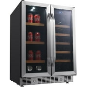 Edgestar Cwb1760fd 24" Wide 17 Bottle Wine And 53 Can Beverage Cooler - Stainless Steel