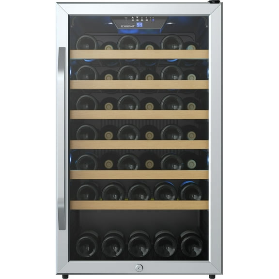 Edgestar Cwf440sz 20" Wide 44 Bottle Capacity Free Standing Wine Cooler - Stainless Steel