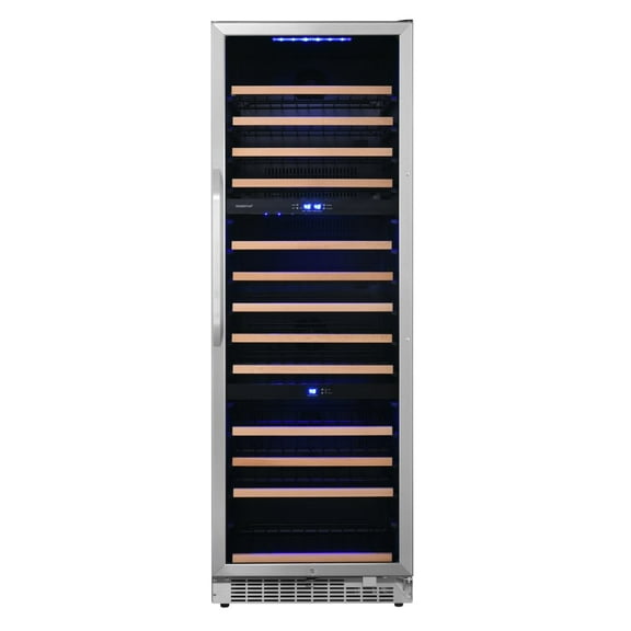 Edgestar Cwr1432tz 24" Wide 131 Bottle Capacity Built-In Triple Zone Wine Cooler -