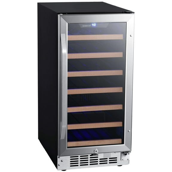 Edgestar Cwr302sz 15" Wide 25 Bottle Built-In Single Zone Wine Cooler - Stainless Steel