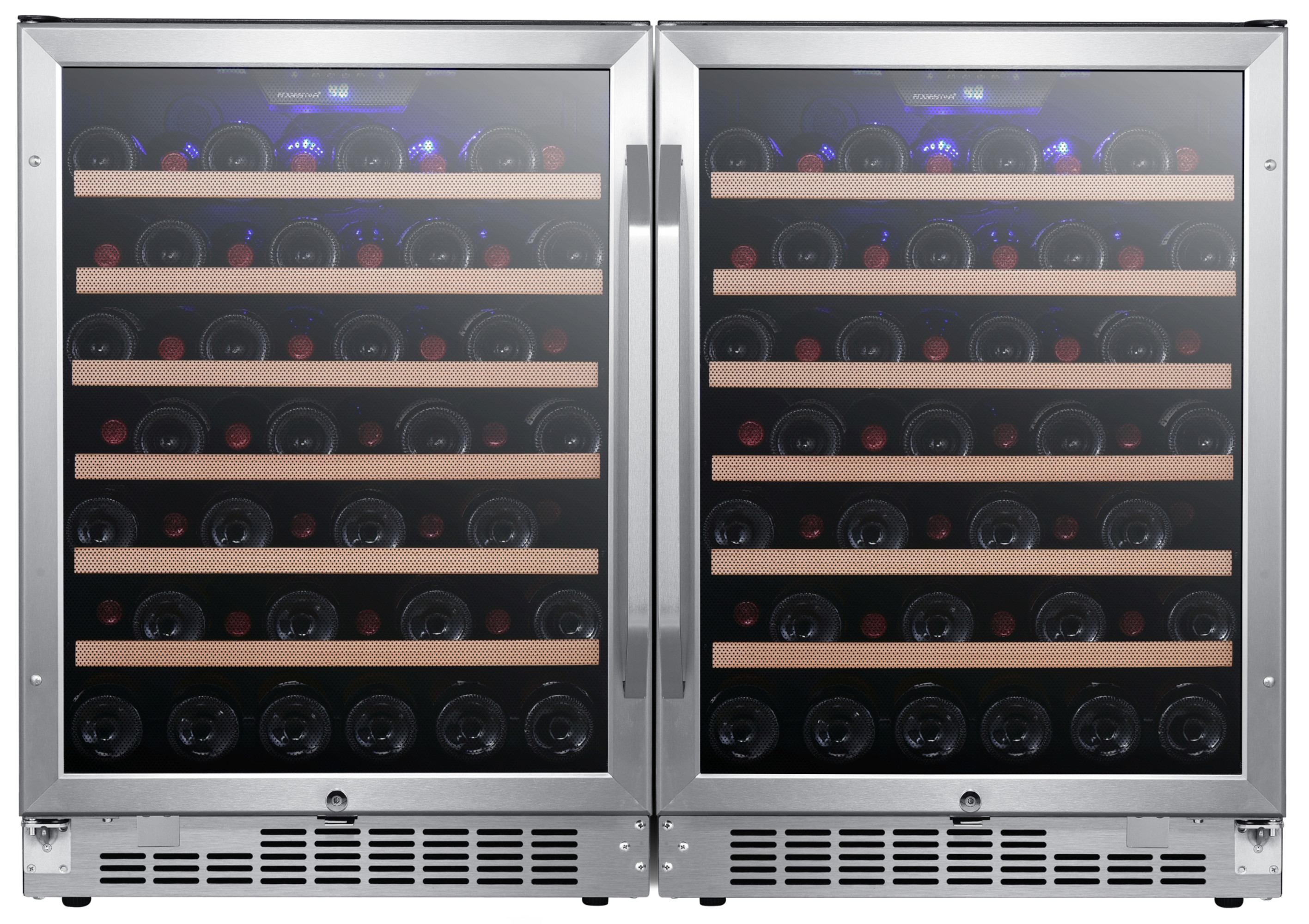 Edgestar Cwr532szdual 48" Wide 106 Bottle Built-In Side-By-Side Wine Cooler - Stainless - image 1 of 2