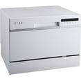 thumbnail image 1 of Edgestar DWP63WH 21-5/8" Wide 6 Place Setting Countertop Dishwasher - White, 1 of 7