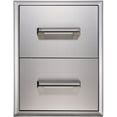 thumbnail image 1 of Edgestar E160draw2 16" Wide Double Storage Drawers - Stainless Steel, 1 of 3