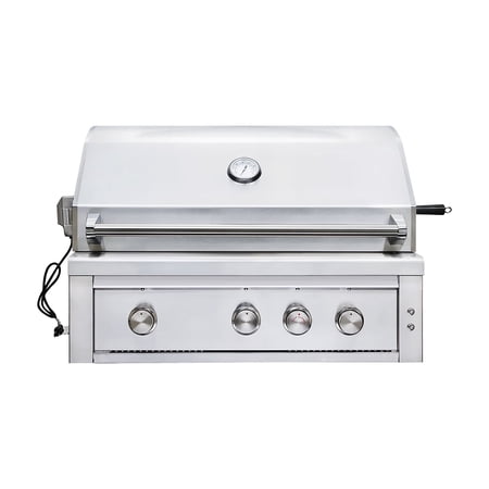 Edgestar GRL360IBBNG 89000 BTU 36" Wide Natural Gas Built-In Grill - Stainless Steel
