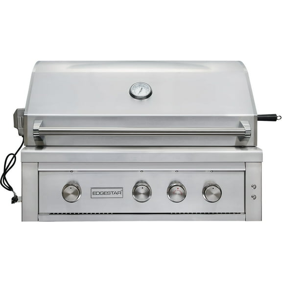 Edgestar Grl360ibbng 89000 BTU 36" Wide Natural Gas Built-In Grill - Stainless Steel