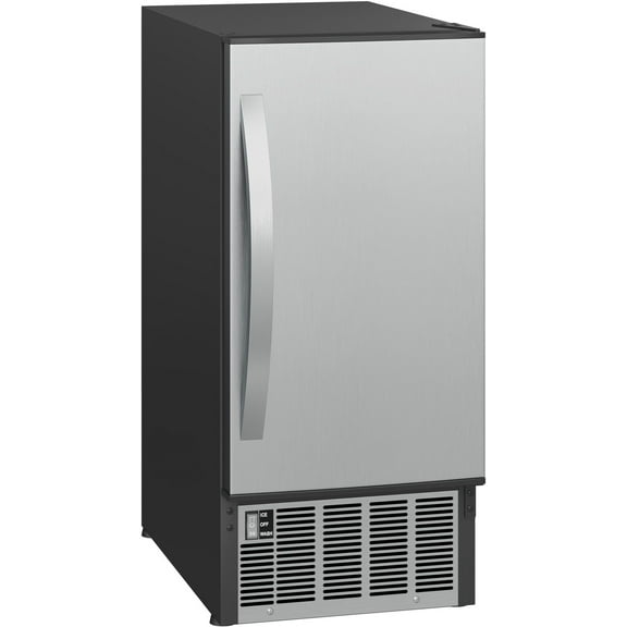 Edgestar Ib450 15" Wide 25 Lbs. Capacity Built-In, Free Standing, And Undercounter Ice