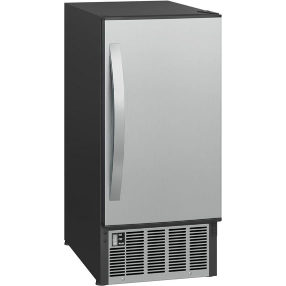Edgestar Ib450 15" Wide 25 Lbs. Capacity Built-In, Free Standing, And Undercounter Ice