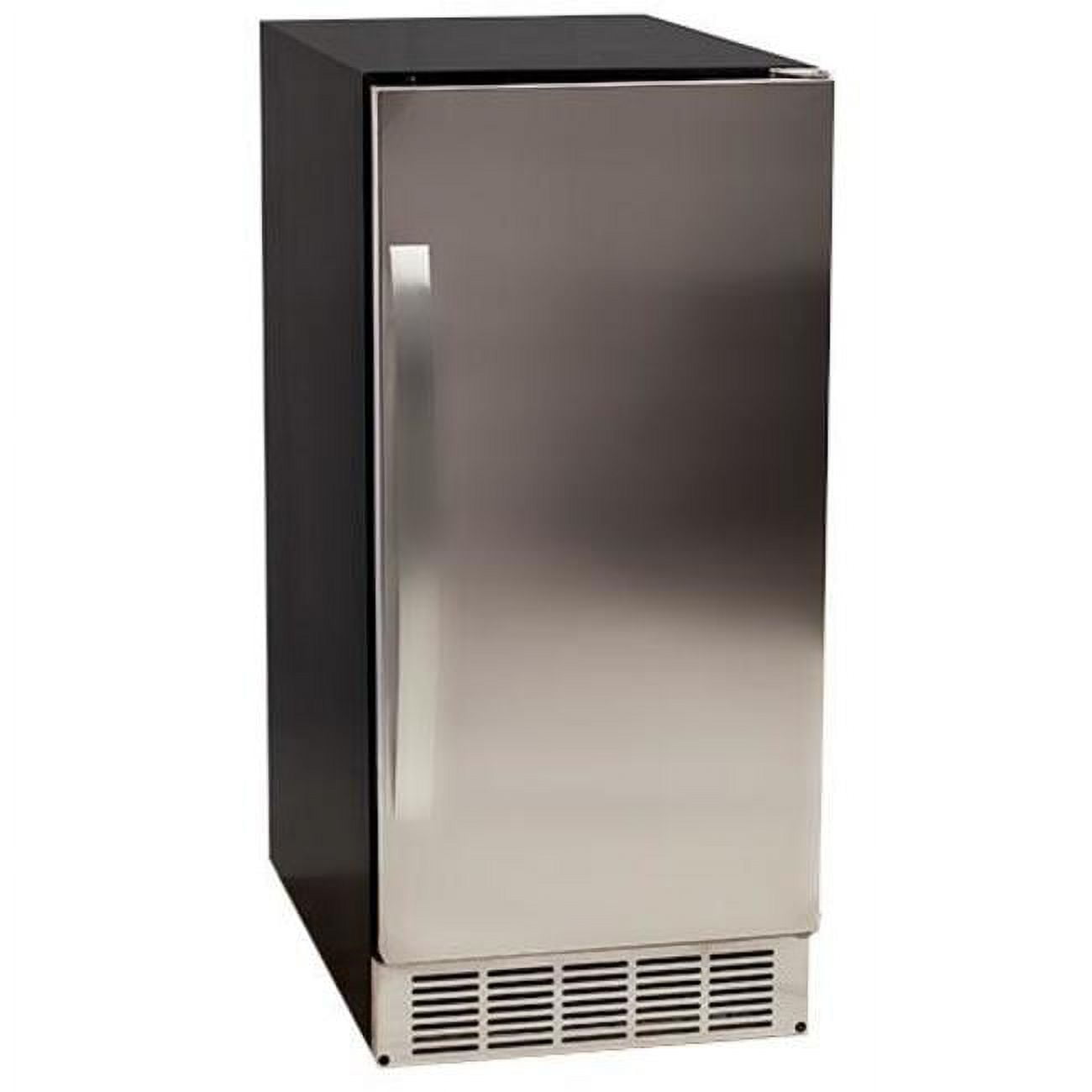 EdgeStar IB250SSOD 15 Inch Wide 20 Lbs. Built-in Outdoor Ice Maker with 25  Lbs. Daily Ice Production - No Drain Required