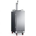 thumbnail image 1 of Edgestar Kc1500 15" Wide 1 Tap Kegerator - Stainless Steel, 1 of 7