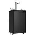 thumbnail image 1 of Edgestar Kc2000twin 20" Wide Dual Tap Kegerator For Full Size Kegs - Black, 1 of 7