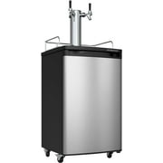 Edgestar Kc2000twin 20 Wide Dual Tap Kegerator For Full Size Kegs - Stainless Steel