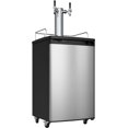 Edgestar Kc2000twin 20" Wide Dual Tap Kegerator For Full Size Kegs