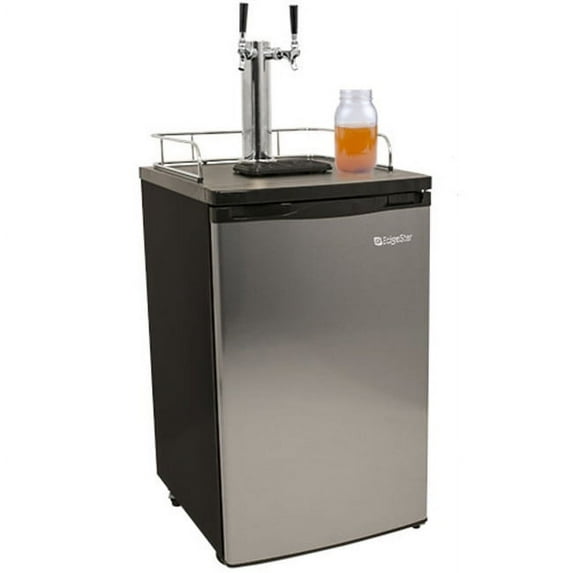 Edgestar Kc2000twinkom 20" Wide Dual Tap Kombucha Kegerator - Stainless Steel