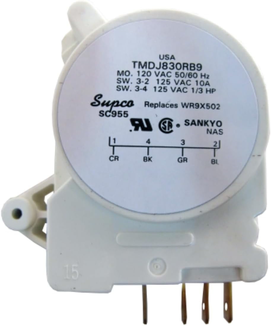 Edgewater Parts WR09X22737, AP5971470, PS11701230 Defrost Timer Compatible with GE Refrigerator