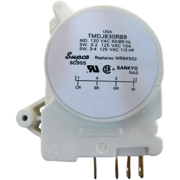 Edgewater Parts WR09X22737, AP5971470, PS11701230 Defrost Timer Compatible with GE Refrigerator