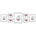 thumbnail image 1 of Edgewood 1079101643 One 11x 14 in. & Two 8 x 10 in. Four 5 x 7 in. Flat Basic Set - White, 1 of 1
