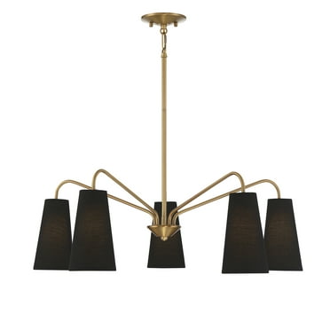 Edgewood 5-Light Chandelier in Warm Brass