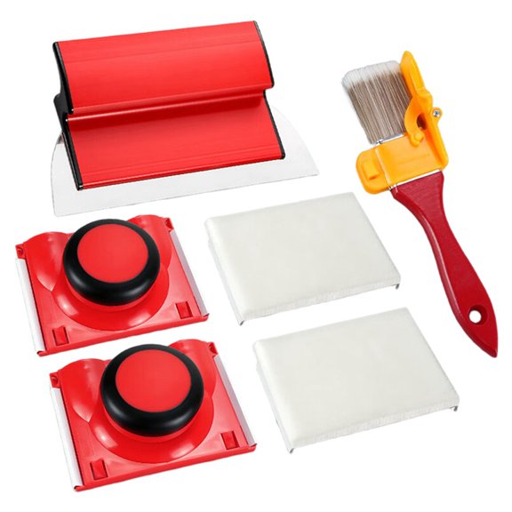 Edging Color Separation Paint Brush with Painter'S Sponge Brush Corner Painting Tool,Multi-Functional Painting Tool Set