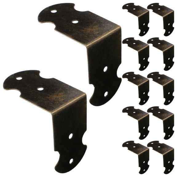 Edging Wooden Box Metal Corner Protector for Books Edges Iron Wrap Angle Gift 20 Pcs