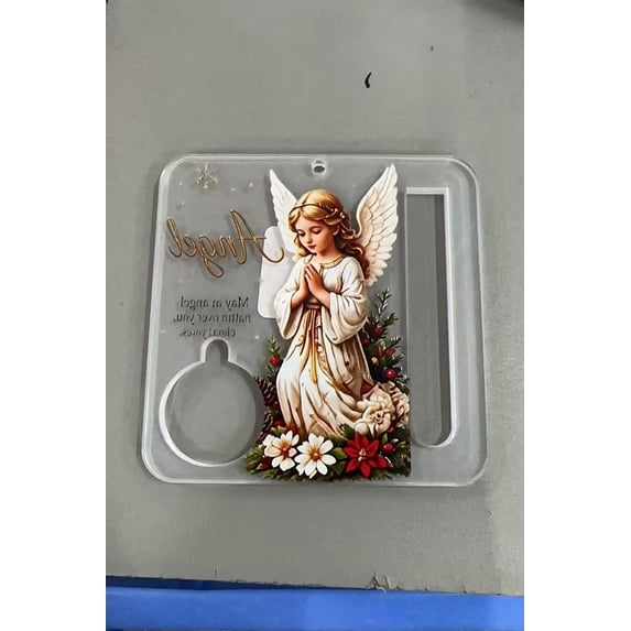 Edgtyos Christmas Cash & Treat Holder Ornament, 4"x4"holiday Hanging Decoration for Christmas Tree Ornament, Indoor Display and Gift Giving