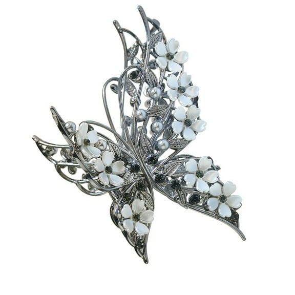 Edgy Butterfly Shaped Hair Clip Strong Grip Ergonomic Design For Long Wear