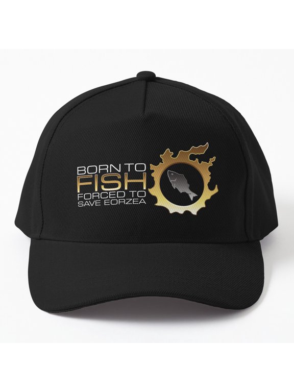 Edgy FSH Baseball Hat, Bold Fishing-Inspired Initial Graphic Design, Classic Everyday Cap