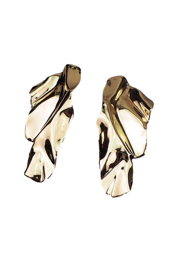 Edgy Geometric Earrings Vintage Glitter Ear Studs Exaggerated Gothic Earwear Ear Accessory for Thinkers