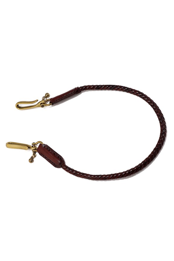 Edgy Handwoven Sturdy PU Leather Jeans Chain Punk Adjustable Chain Portable Accessory for Fashionable Individuals