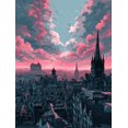 thumbnail image 1 of Edgy Modern Cityscape Canvas Print Home Interior Wall Decor, 1 of 8